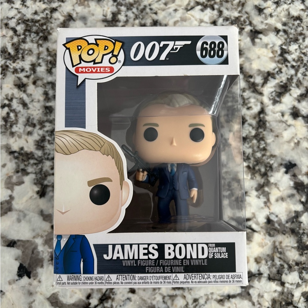 Funko pop James Bond 007 from quantum of solace new in box #688